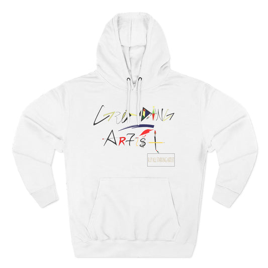 Trendy Fleece Hoodie for Creative Minds, Artist Apparel, Comfortable Streetwear, Gift for Art Lovers, Unique Graphic Sweatshirt