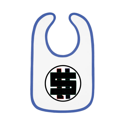 Baby Contrast Trim Jersey Bib